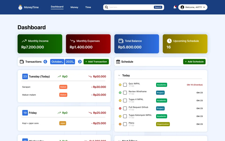 MoneyTime preview