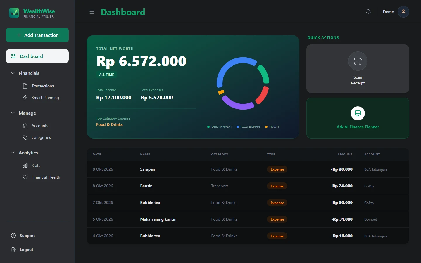 WealthWise preview